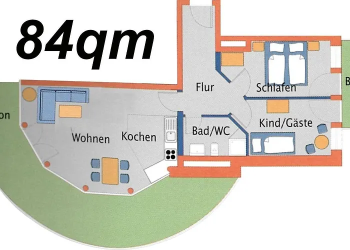 Strandhaus-nordseebrandung-fewo-d1-5 公寓 库克斯港